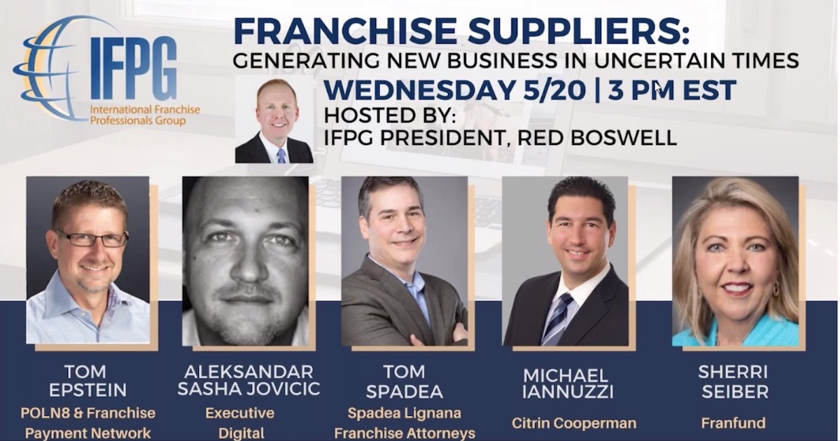 Franchise Suppliers: Generating New Business in Uncertain Times