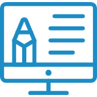 Design program on computer screen