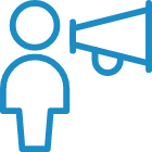 Users in circle icon